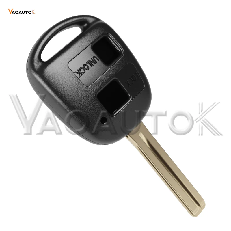 50171 Chiave per auto adatta IS300 LS400 RX300 RX400 IS200 ES300 GS300 GS400 GS430 Fob remoto 433 Mhz 4D68 Chip Blade No Logo 2 3 pulsanti