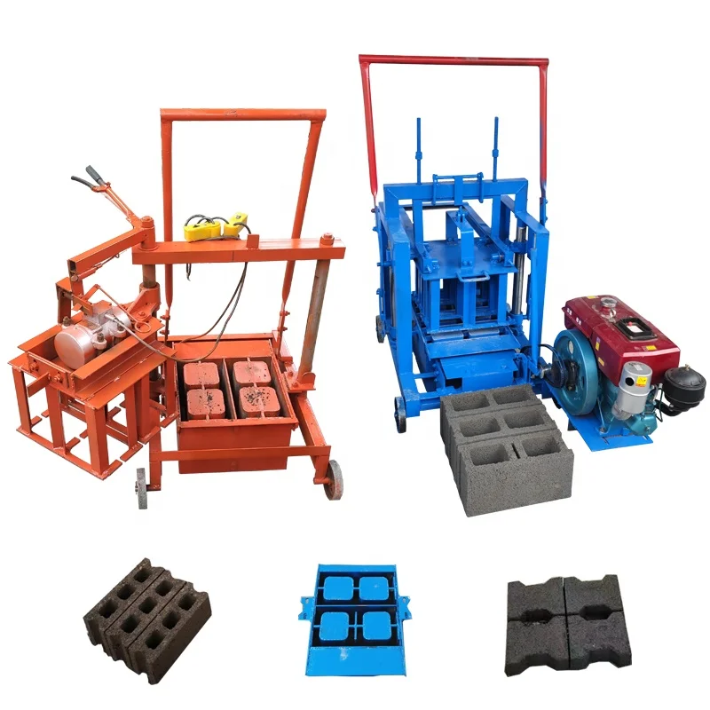 Small Scale Manual Paving Block Brick Making Machine