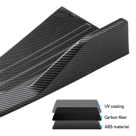 8 best sales rear bumper diffuser universal - №6