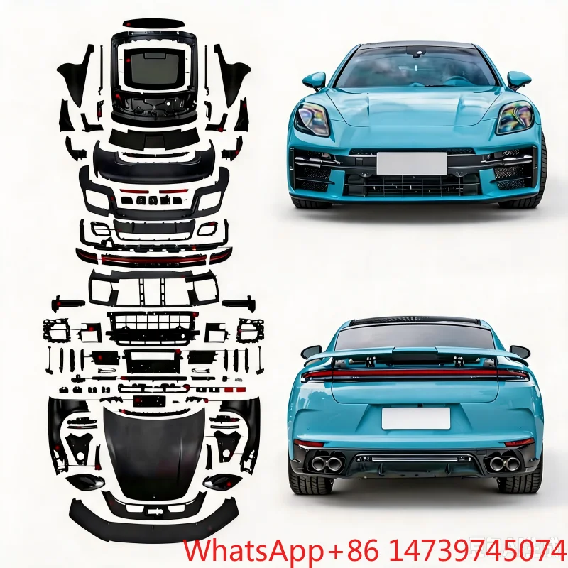 2010-2016 970 Old To New Body Kit, 976 Turbo Style Front Rear Bumper Full Modification Parts