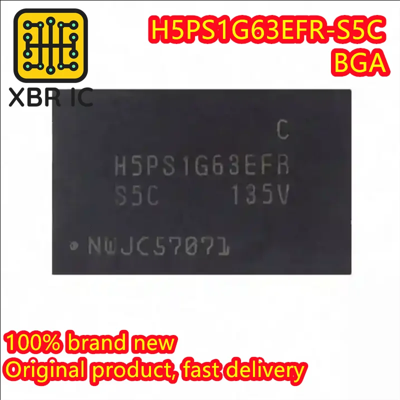 

(2/20 pieces) H5PS1G63EFR-S5C BGA original DDR particles 64MX16 flash memory chip IC spot electronics fast delivery