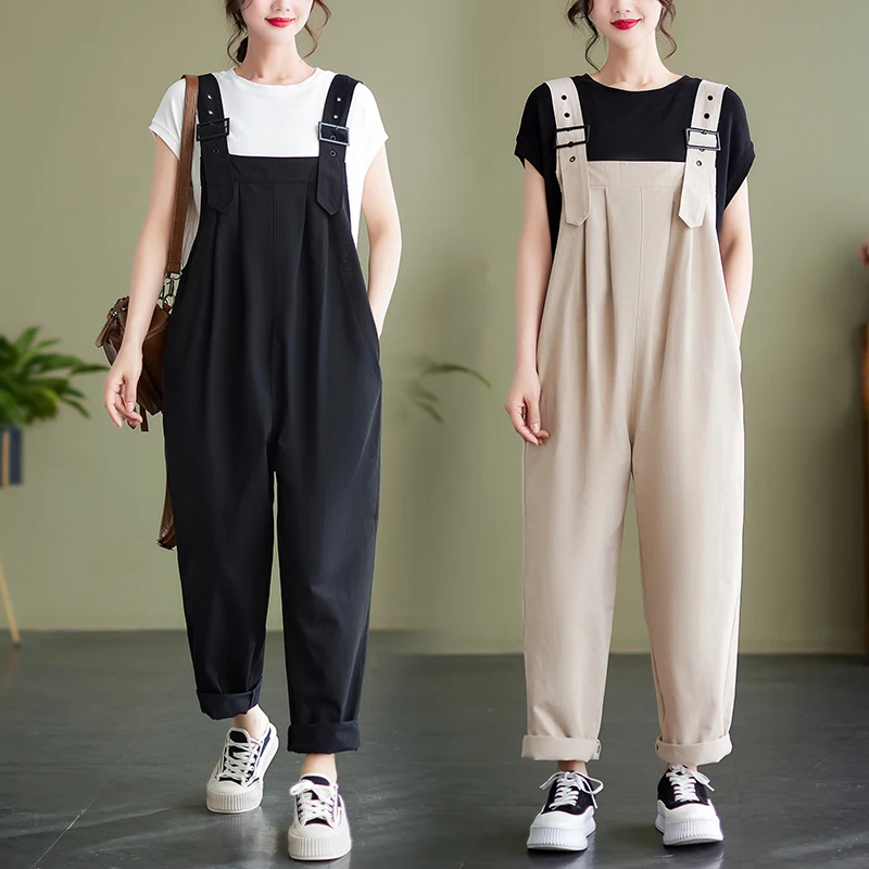 Grande taille femmes été coréen Sle ample Design décontracté Sensation vêtements de travail pantalon à jambes larges pantalon taille haute