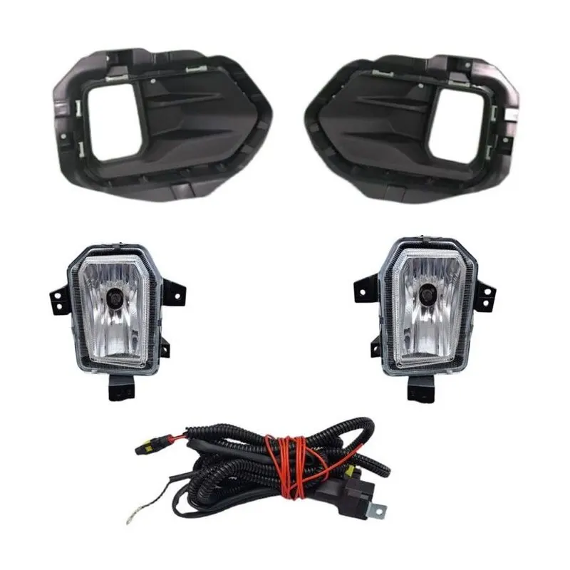 1 Set Car Light Fog Light Fog Lamp For SAIC MAXUS T60 T70 Front Fog Lamp Fog Lamp Frame With Wiring Harness