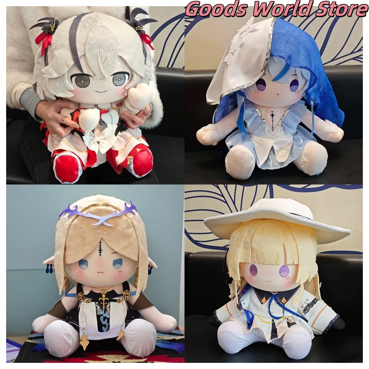 

Cartethyia Phoebe Camellya Shorekeeper Pillow Sitting posture model ornament Game Wuthering Waves Cosplay Costume Halloween Gift
