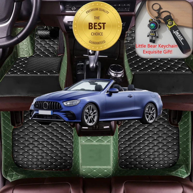 Misura su misura per Mercedes-Benz Classe E AMG Cabriolet 2018-2023 Tappetini per auto Accessori per auto Tappeto automatico Guida a sinistra/destra