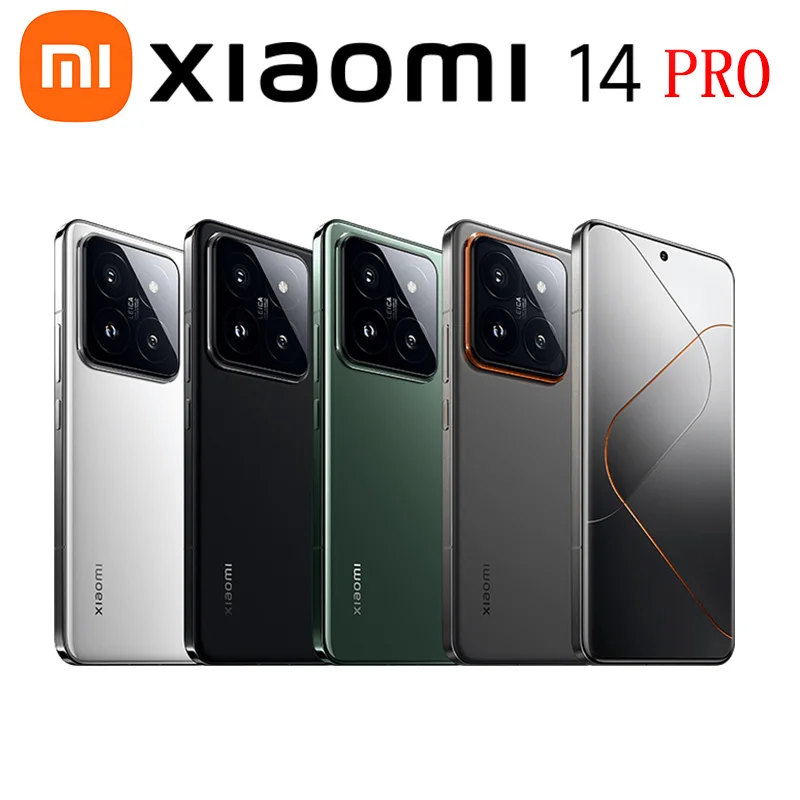 العلامة التجارية الجديدة ROM العالمي Xiaomi 14 Pro 16GB 512GB 1T Snapdragon 8 Gen 3 6.73 "2K شاشة 50MP + 32MP كاميرا 120W 4880mAh بطارية NFC