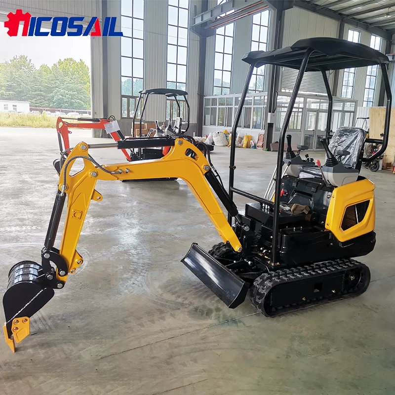 

Mini Hydraulic Excavator with 2.5 Ton Capacities 2Ton 3Ton Mini Digger Bearings Pump Motor Bucket Attachments 1-Year Warranty