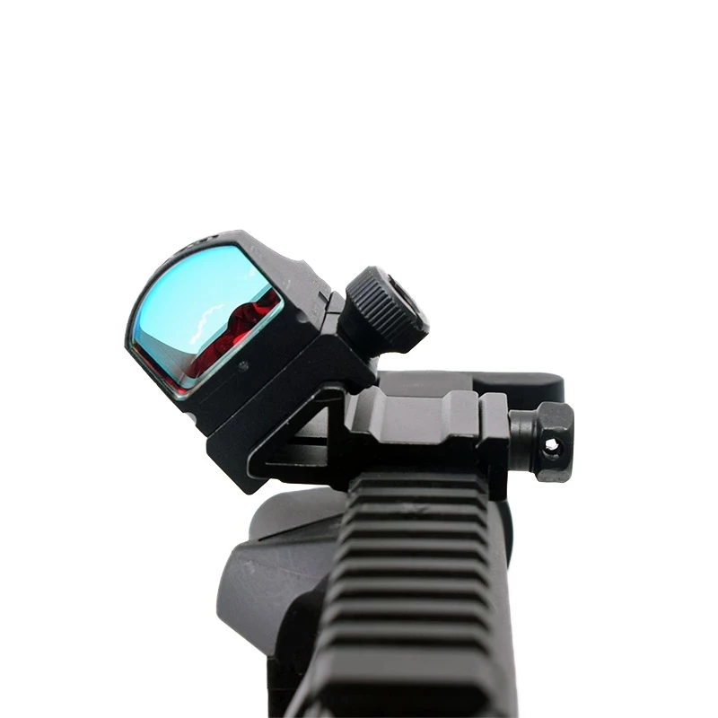 Tactical Single Side 45 ° Oblique Sight, Doc3 Mini Red Dot Sight, Automatic Arightness Reflection, Holographic Dot Sight Suitabl