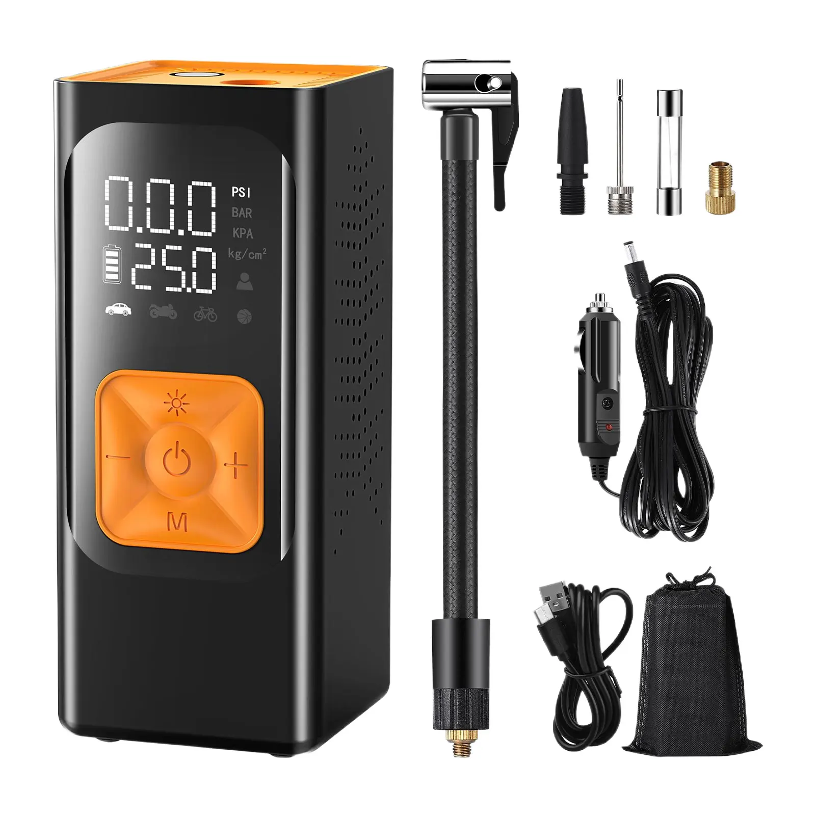 

Накачка шин ABS Портативный воздушный компрессор Беспроводной насос для накачивания шин Мощный