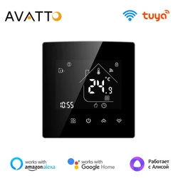 AVATTO WiFi Smart Thermostat,Water/Electric floor Heating Water Gas Boiler Temperature Controller Works with Alexa Google Home