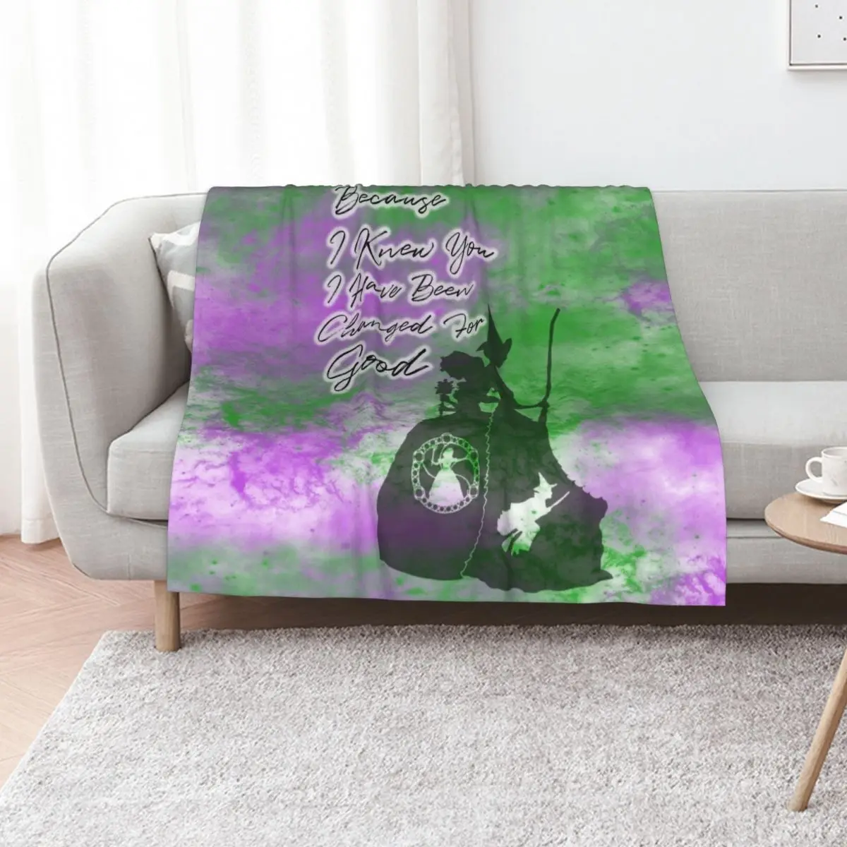 Wicked Friendship Throw Blanket Cozy Home Blanket Gift for Christmas Holiday