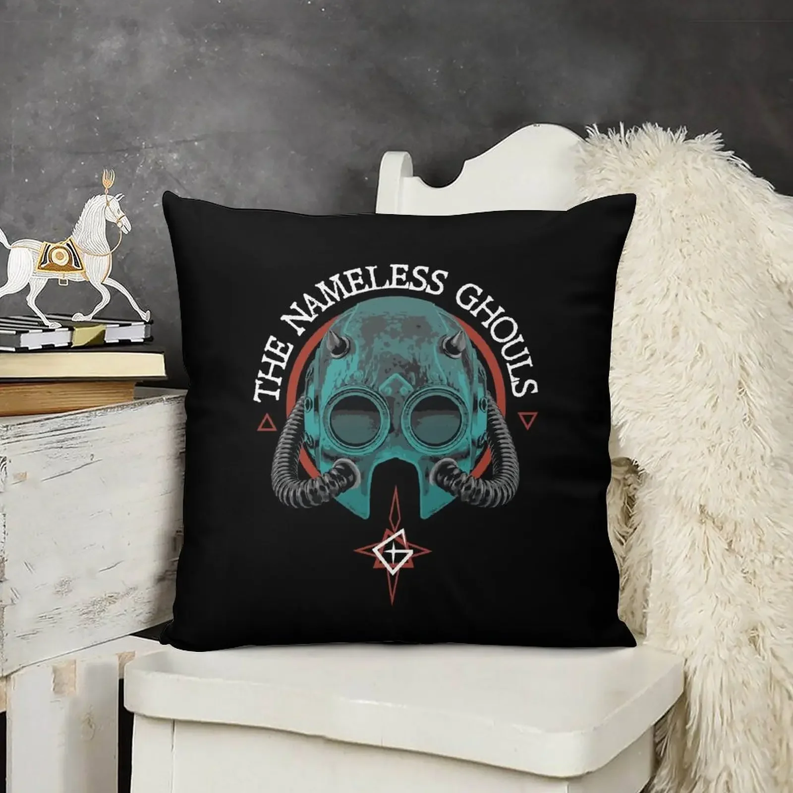 Ghost band Impera nameless ghouls mask Throw Pillow Cushion Cover Set Sofas Covers Anime pillow