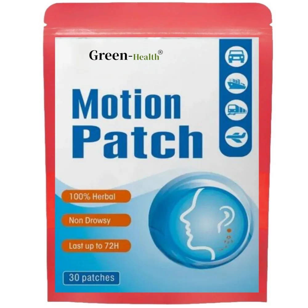

Motion Sickness Patch,30 Count,Non Drowsy Sea Sickness Patches Behind Ear for Cruise Ship Travel, Waterproof Car Sick Patches