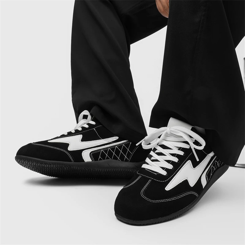 

Нишевые кроссовки для мужчин и женщин в 2023 году, новая модная обувь Gump с высококачественным кожаным дизайном, повседневные кроссовки