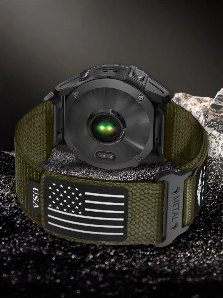 Correias de 26mm 20mm 22mm para Garmin Fenix 8 7X 7 Pro Fenix 6X 6 5X 5Plus Tactix 7 Quick Fit pulseira correa Fenix 8 banda 47mm 51mm