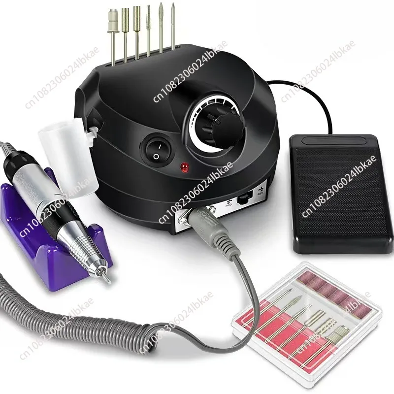 Electric Nail Drill Professional Manicure Sander Set Nail Portable Salon Polisher Equipment 35000