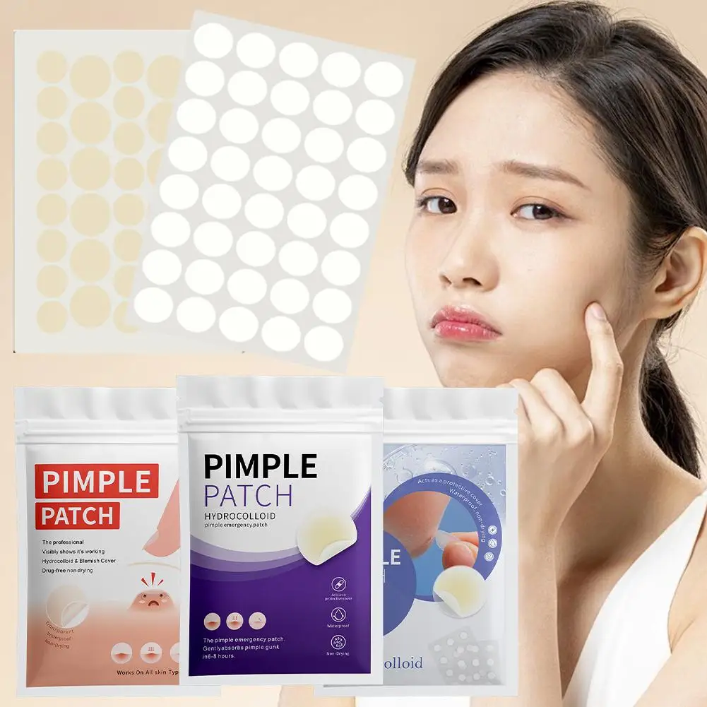 360PCS/400PCS Rotondo Acne Toppe E Stemmi Invisibile Trattamento Dell'acne Copertura Nascondere Le imperfezioni Trasparente Traspirante Brufolo Adesivo Per Adolescenti