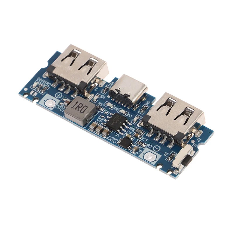 NEW 1PC Dual USB 5V Mobile Power Motherboard EDP2339 Main Control Phone Power Bank Circuit Board With LED Light DIY Accessories