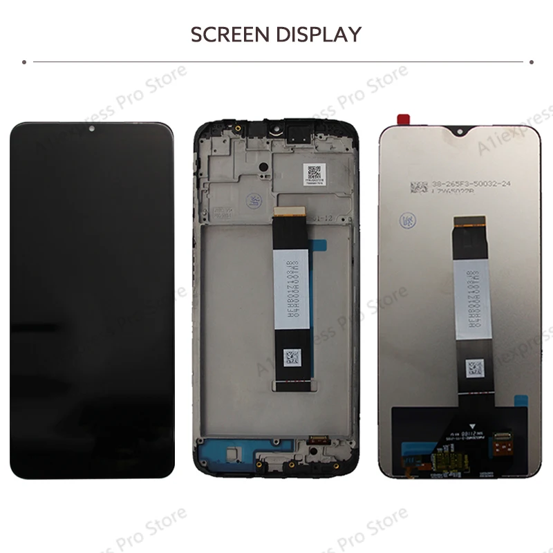 6.53 "wyświetlacz LCD dla Xiaomi Poco M3 Redmi 9T LCD ekran dotykowy Digitizer zgromadzenie z ramką M2010J19CG wymiana części naprawczych — zdjęcie produktu 4