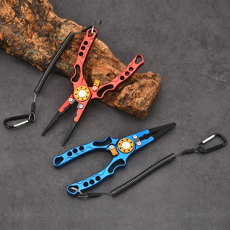 Multifunctional Antirust Hand Pliers Aluminum Alloy Portable Multi‑Purpose Tool with Locking Buckle Seawater Corrosion Resistant