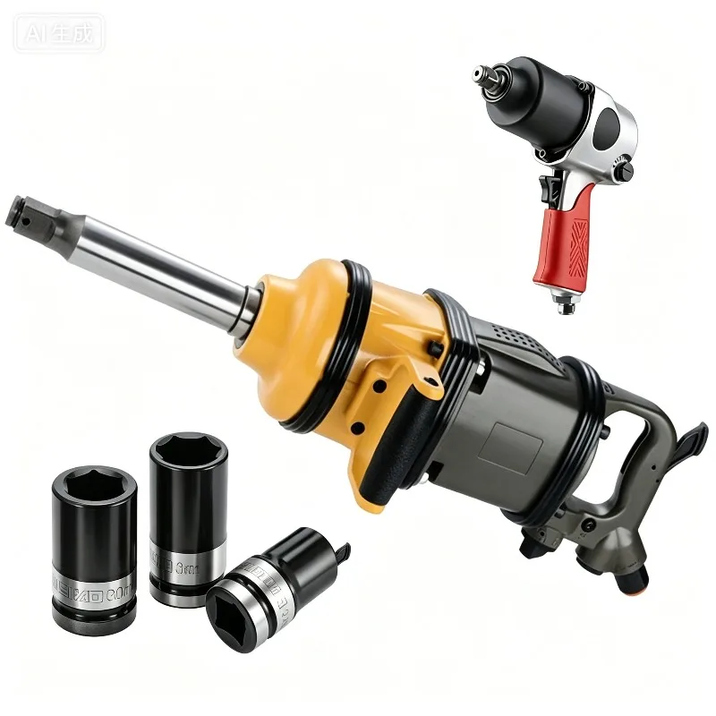 New 1-inch drive heavy-duty pneumatic impact wrench for truck tire repair