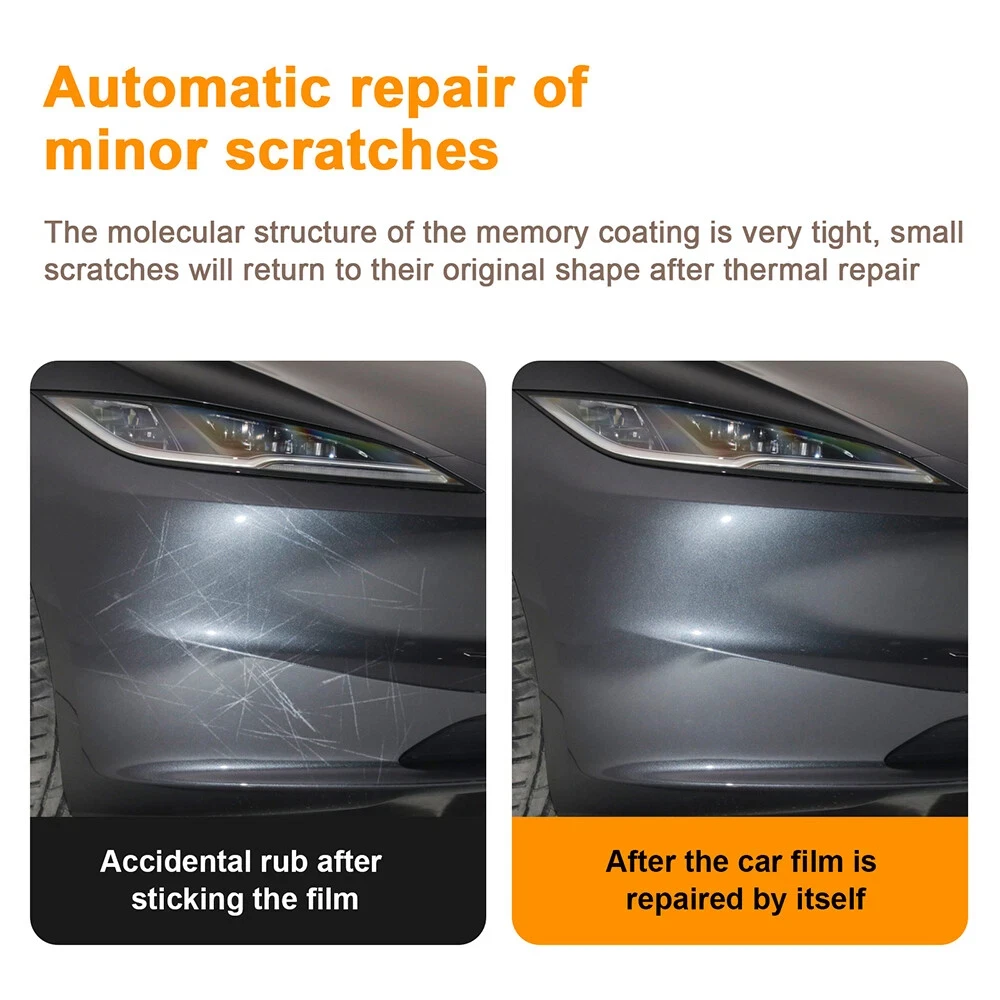 For Tesla Model 3 2024-2026 Performance Highland TPU Paint Protection Film Pre-cut PPF Anti-Scratch Kit Clear Sticker Resistant view 3