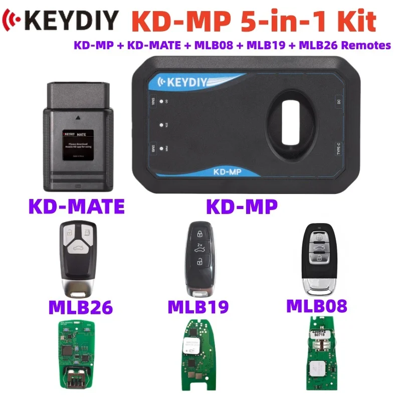 

Новые поступления KEYDIY KD-MP 5-в-1 комплект рекламной упаковки KD MP/KD-MATE/MLB08/MLB19/ MLB26 пульты MQB сборщик данных