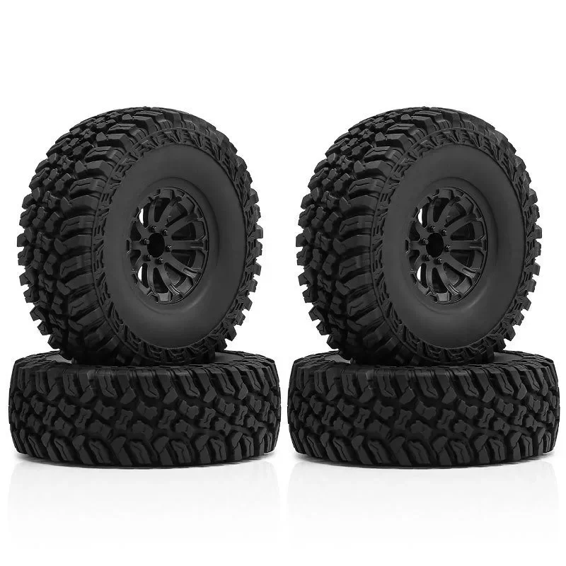 

119 мм 1,9-дюймовые резиновые шины для колес, шины для восхождения для 1/10 RC гусеничного автомобиля, осевой SCX10 90046 TRX4 Redcat Gen8