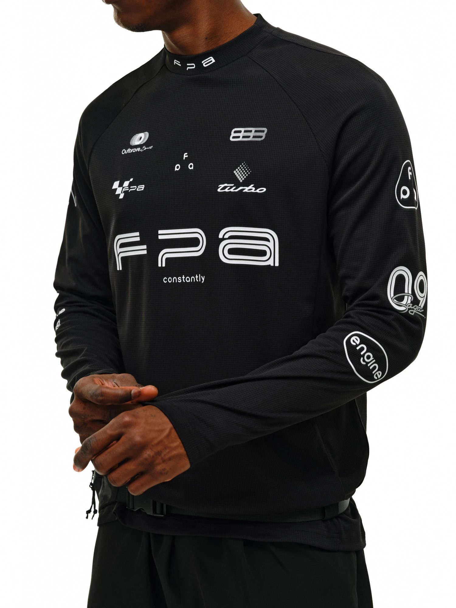 High-neck Quick-dry Base Layer Long Sleeve Casual Sports T-shirt