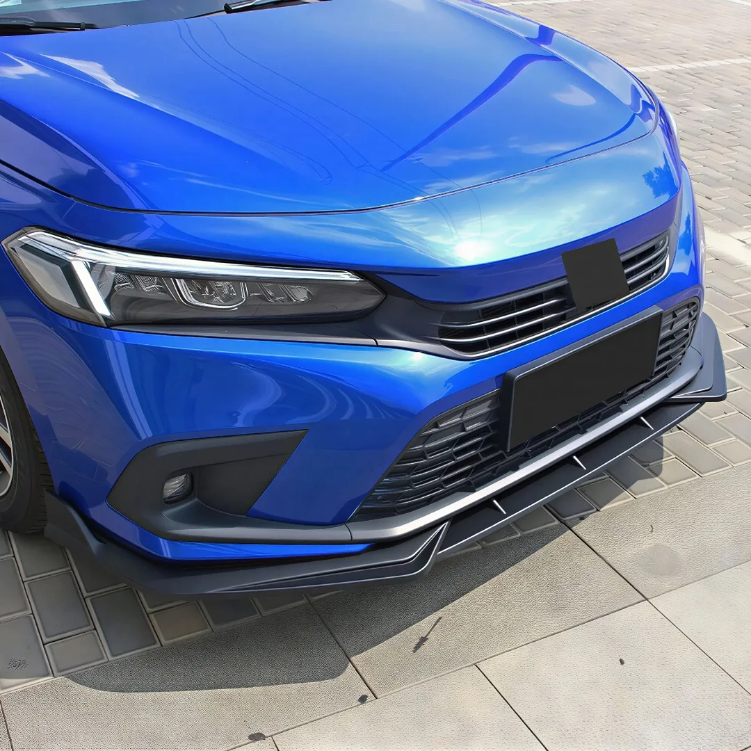 

Front Chin Bumper Lip Splitter For Honda Civic 11th FE1 FE2 FE3 2021-2024 Tuning Car Styling Accessories Air Dam Trim Body Kit