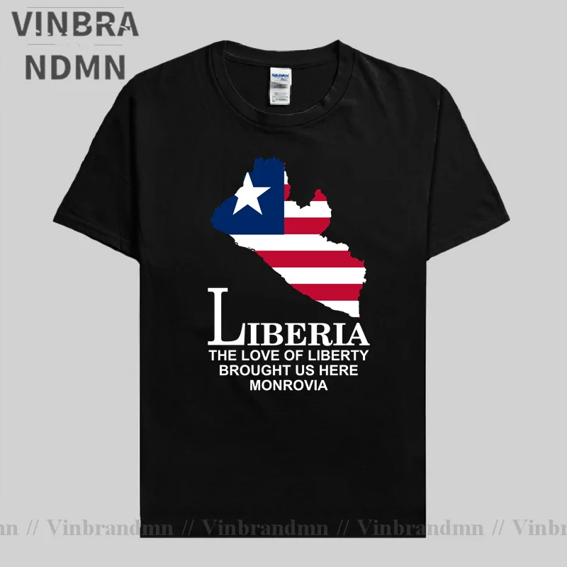 Liberia Liberian LBR Monrovia mens new t shirt men Fashion tops Short Sleeve sports clothes national team summer cotton t-shirt