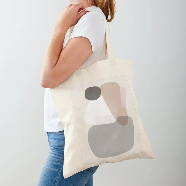 

Abstract print 'Neutrals' Tote Bag Reusable bags Women's shopper bag tote bags men tote bag screen