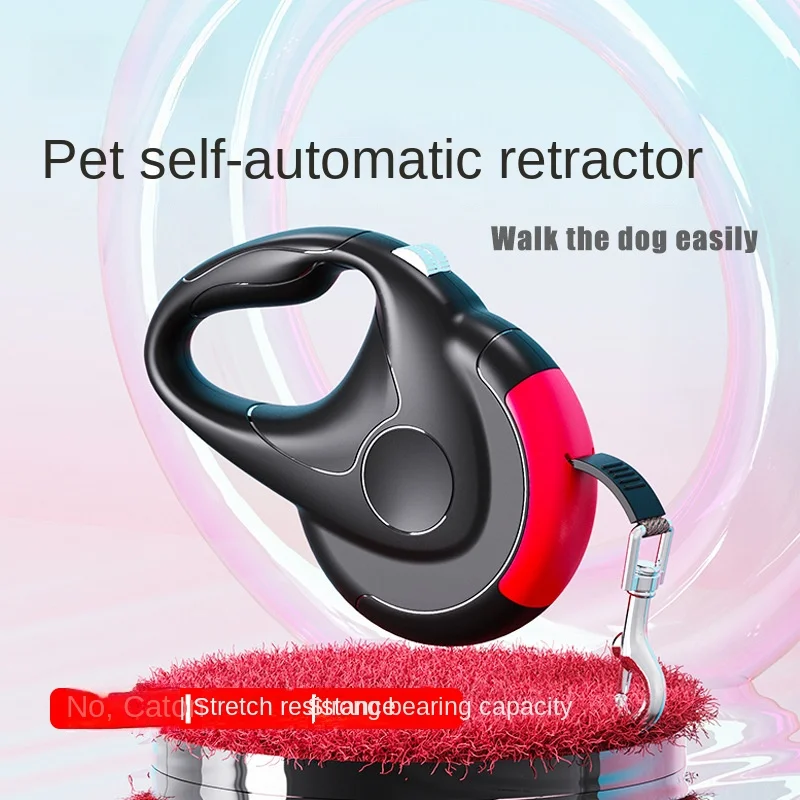 Pet Leashing Device Dog Automatic Hand Holding Rope Explosion-Proof Automatic Flexible Tractor