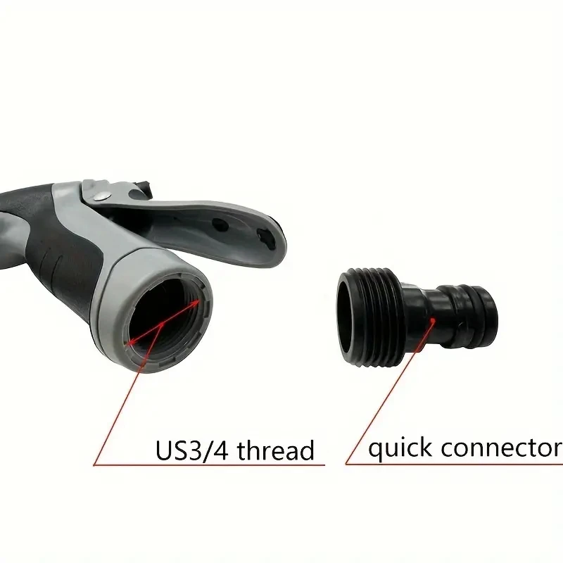 1 Packung Hochdruck Spray Wasser Pistole Garten Bewässerung Schlauch Düse Sprinkler Auto Waschen Pistole Auto Reinigung Waschen Werkzeuge – Detail 9