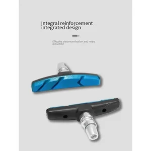 Stummes Fahrradbremsleder, Bergfahrräder, tote Speed-Fahrräder, farbenfrohe V-Bremse, Universalkarte, montiertes Bremsleder, 1 Paar 10 Hauptverkaufsbremse - №1