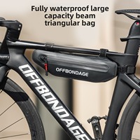 OFFBONDAGE 2L Bicycle Bag Bike Triangle Bag Cycling Top Tube Front Frame Bag Waterproof MTB Road Pannier Bicycle Under Tube Bag