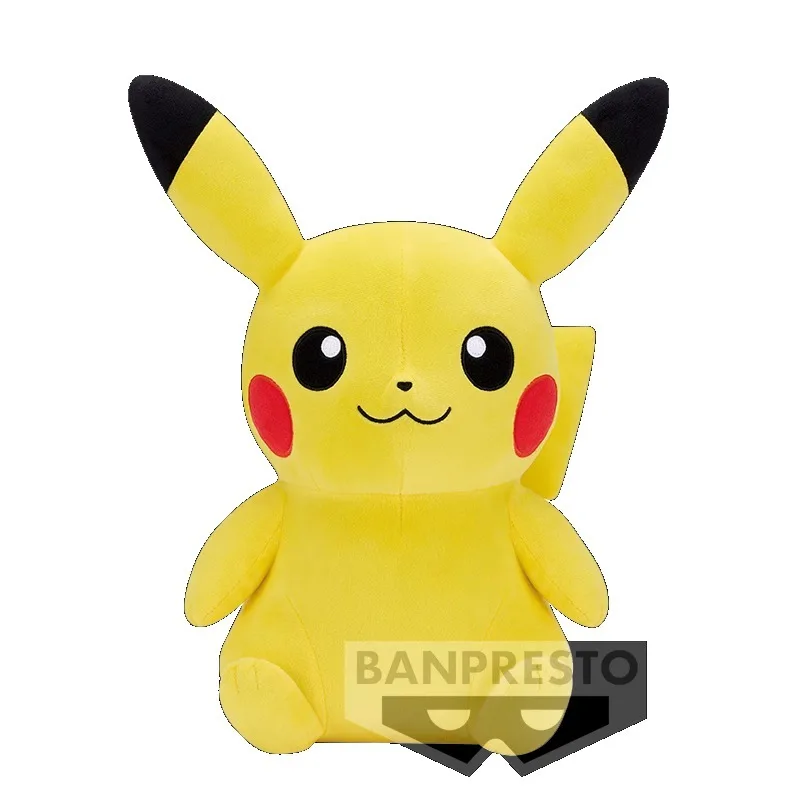 

Оригинальные товары, детская мультяшная игрушка BANPRESTO Pikachu, детский подарок, праздничные подарки, супермилый подарок на день рождения, 28 см