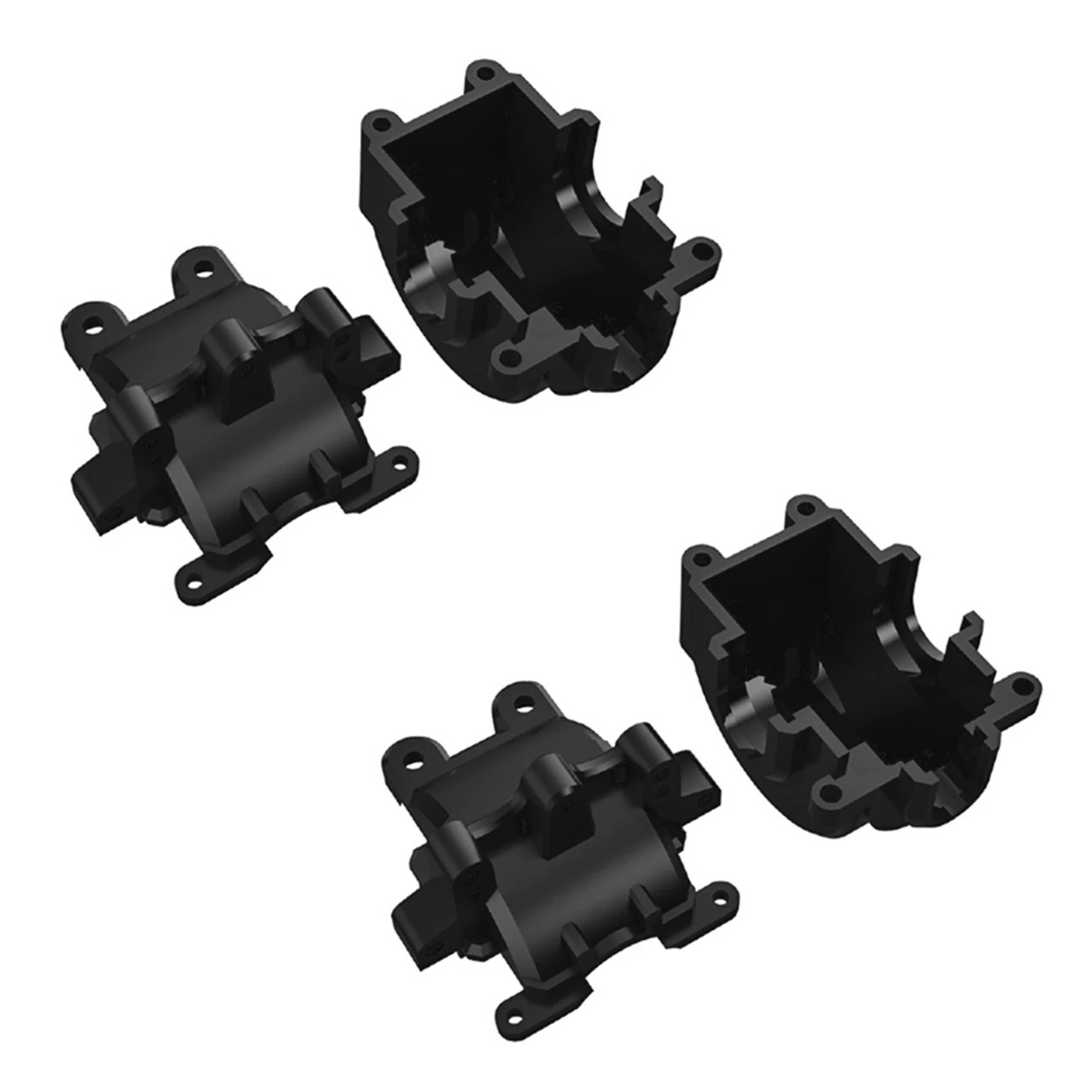 FBIL-2 Set Differential Gear Box Gearbox Case For SG 1603 SG 1604 SG1603 SG1604 & 2Pcs Metal Front CVD Drive Shaft