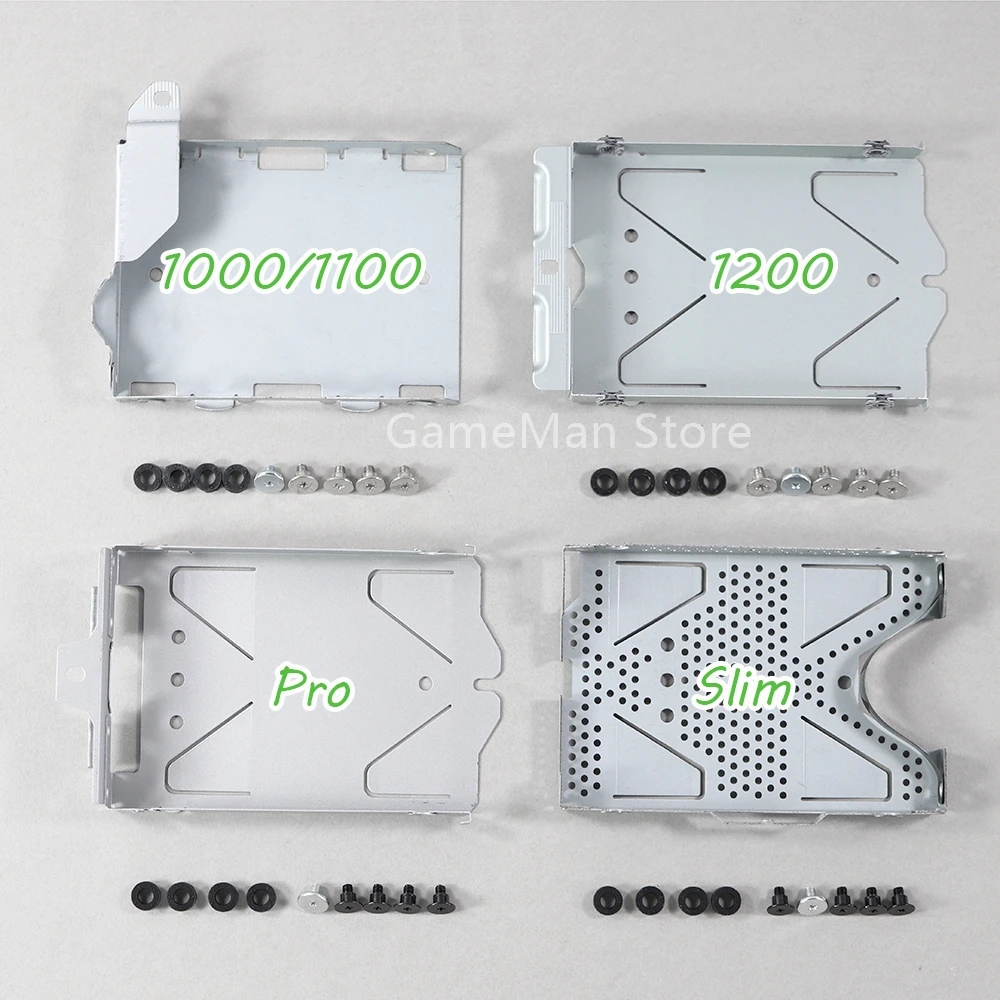 10Sets Für Sony PS4 Festplatte Montage Halterung Mount Kit Für Playstation 4 PS4 Version 1000 1100 1200 Slim Pro mit Schraube