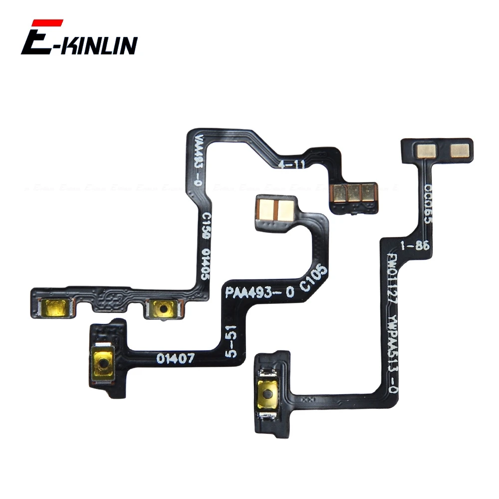 Switch Power ON OFF Key Mute Silent Volume Button Ribbon Flex Cable For OnePlus 12 11 11R 10R 10T 10 Pro Replacement Parts