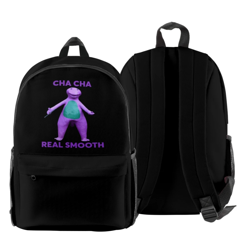 Cha Cha Real Smooth Backpack Women Men Shoulders Bag Casual Streetwear Daypack Unisex Travel Bags