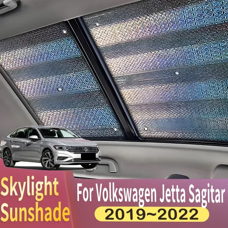 

Sunroof Sunshade Suitable For Volkswagen Jetta Sagitar A7 2019~2022 2020 Car Panoramic Roof Heat Shield Window Sunshade Anti-UV