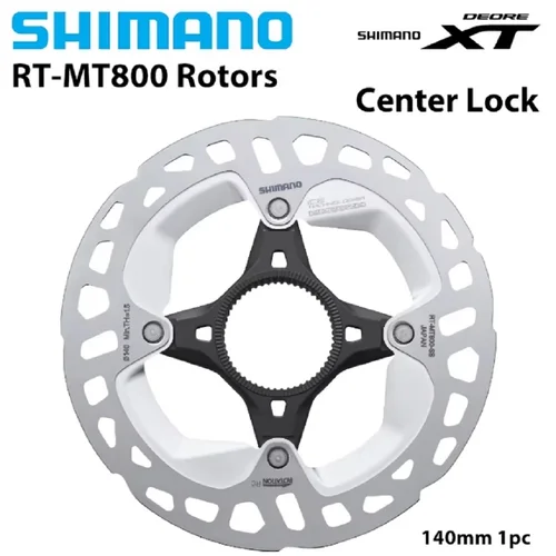 SHIMANO DEORE XT MT800 Rotor de freno de disco de bloqueo central 160MM 180MM 203MM tecnología de RT-MT800 piezas originales de bicicleta de montaña MTB