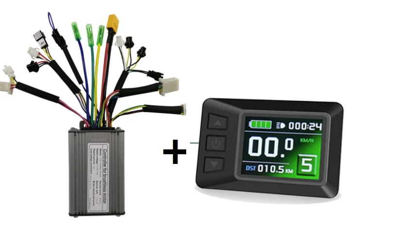 KT Ebike Motor Controller LCD led Display Kunteng 36V 48V Lcd3 lcd4 890 LCD7 Electric Bicycle Bike Display Controlle