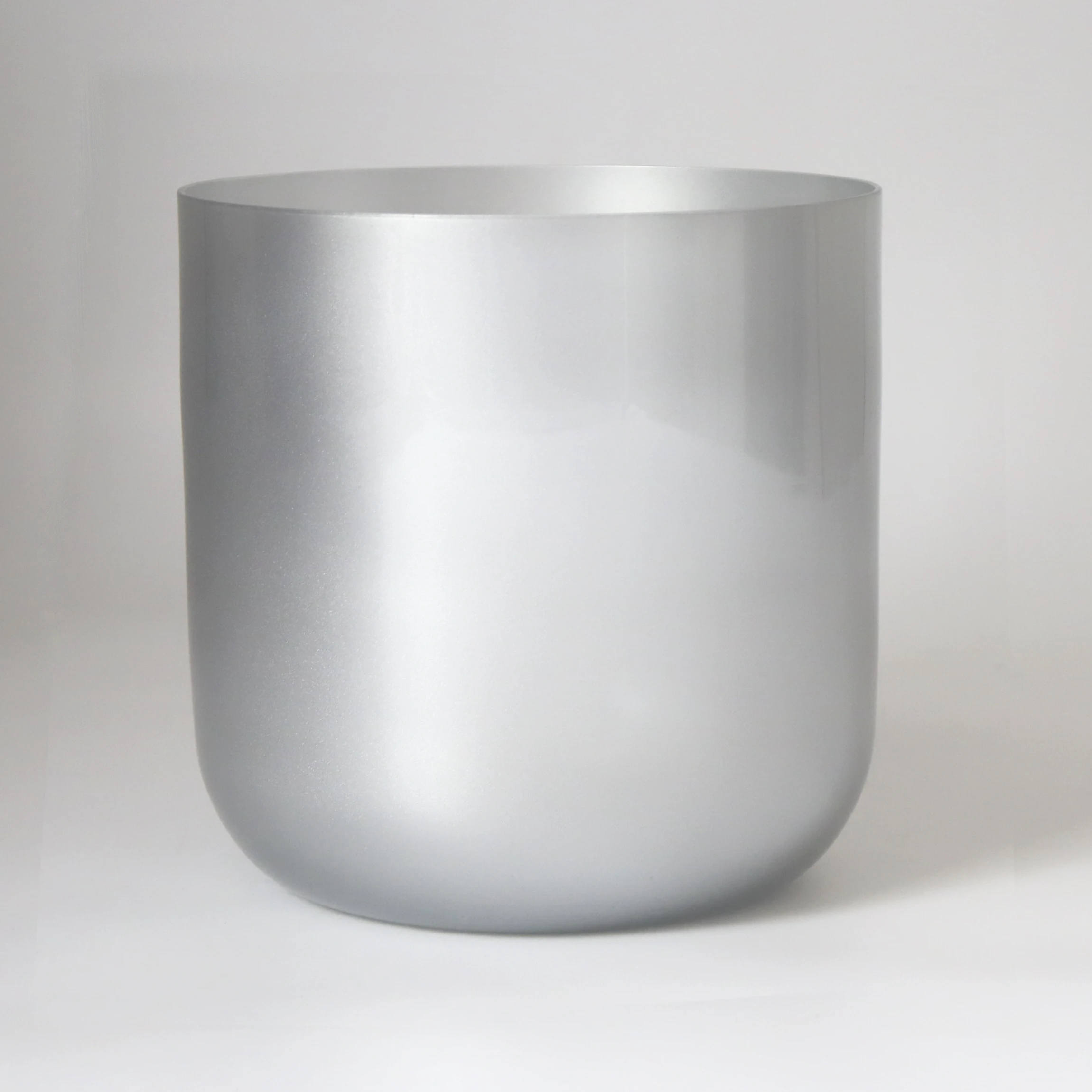 

ZHQH Серебряный Цвет Кварцевый Кристалл Поющая Чаша 7 дюймов Сакральный Звук Чаша Духовная Алхимия Хрустальная Чаша С Бесплатными Аксессуарами