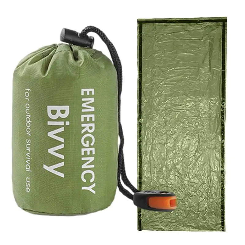 Outdoor Portable Emergency Survival Sleeping Bag Thermal Keep Warm Waterproof Emergency Blanket Camping Hiking Sun Protection