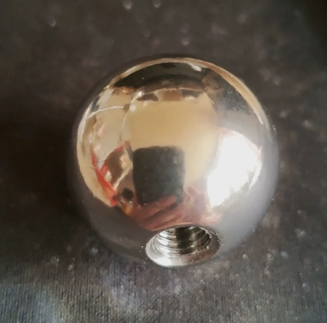 1Pc M3 M4 Thread Half Hole Metric Stainless Steel Dia 5 6 7 8 9 10~60mm Drilling Balls Female Thread Blind Hole Smooth Ball Bead