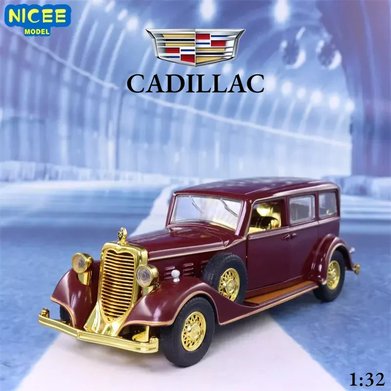 1:32 Cadillac Classic Car High Simulation Diecast Car Metal Alloy Model Car Children\'s toys collection gifts F409