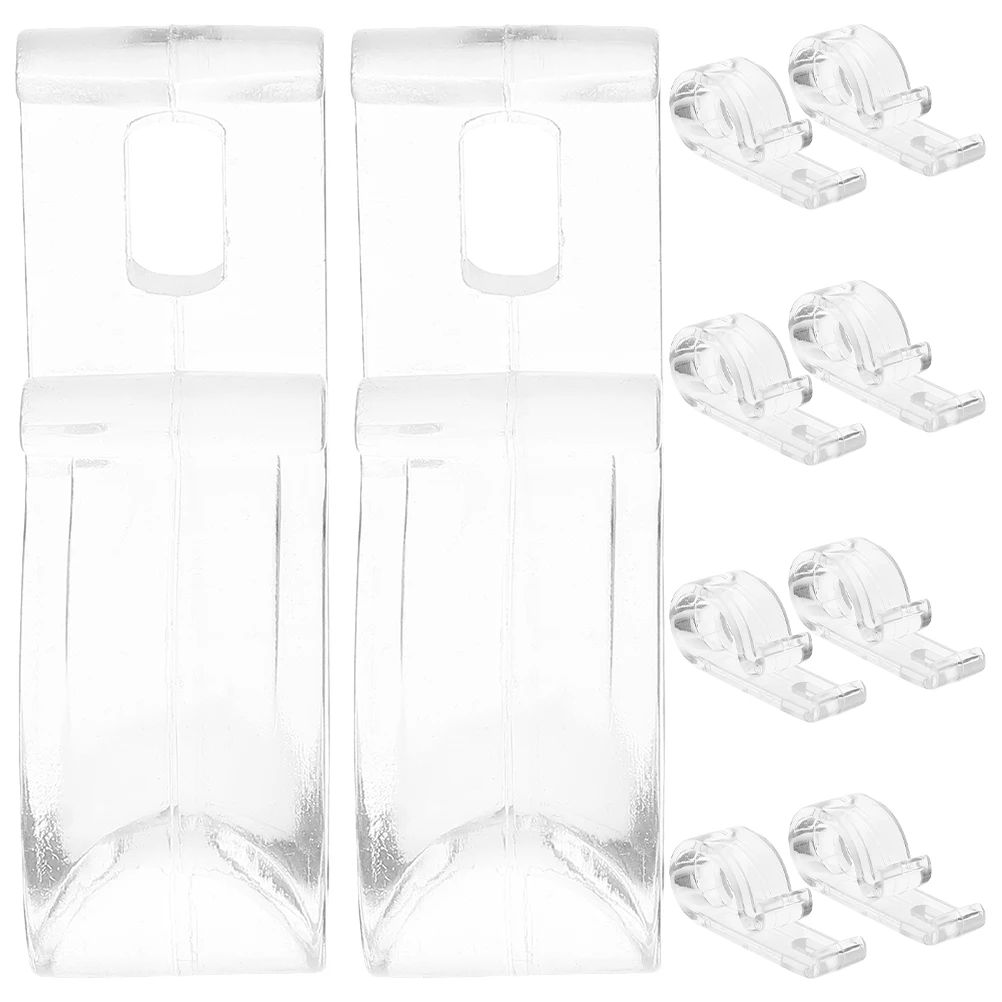 

10pcs Curtain Positioning Hooks Pom Strong Roller Blind Connector Clips Chain Control Safety Fixation Blind Cord Holder