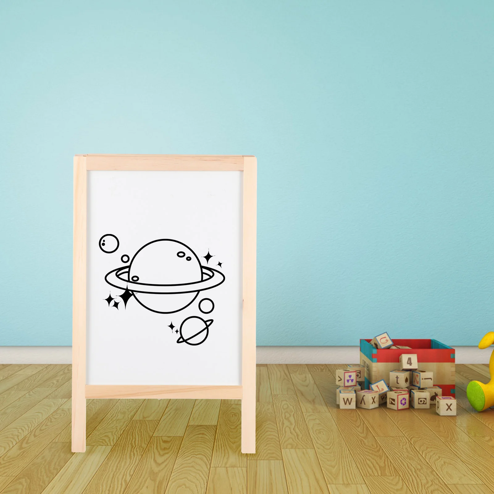 Mini Peuter Kinderezel Whiteboard Marker Houten Magnetisch Krijtbord voor Muur Schrijfblok